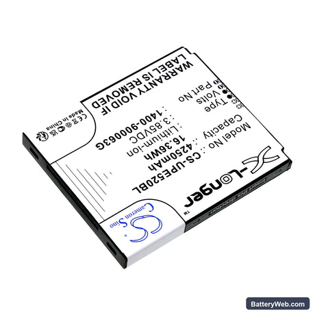 Unitech EA520 Replacement Battery, 3.85V, 4250mAh, Li-ion 2