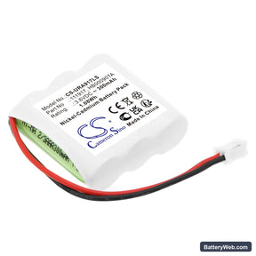 URA 140130 Replacement Battery, 3.6V, 300mAh, Ni-MH 1