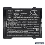 Urovo P8100 Replacement Battery, 3.85V, 8400mAh, Li-ion 5
