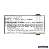 Urovo DT30 Replacement Battery, 3.85V, 3800mAh, Li-ion 5