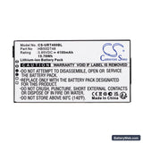 Urovo CT48 Replacement Battery, 3.85V, 4100mAh, Li-ion 3