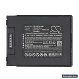 Urovo DT610 Replacement Battery, 3.87V, 4000mAh, Li-Polymer 5