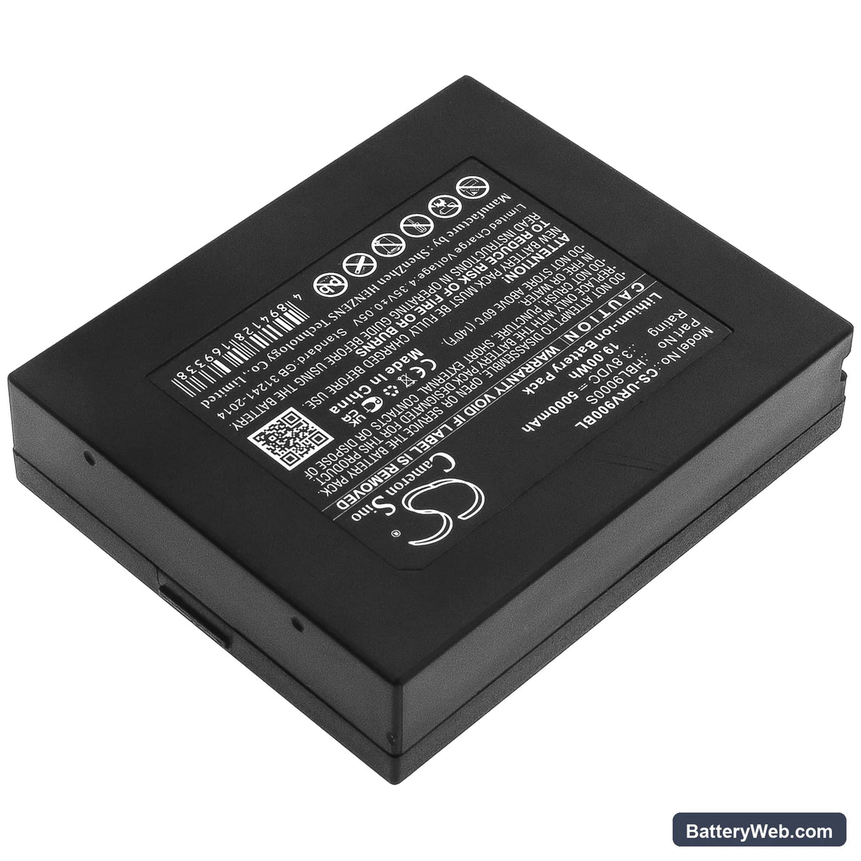 Urovo i9000s Replacement Battery, 3.8V, 5000mAh, Li-ion 2