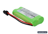 Toshiba DCX100 Replacement Battery, 2.4V, 800mAh, Ni-MH 3