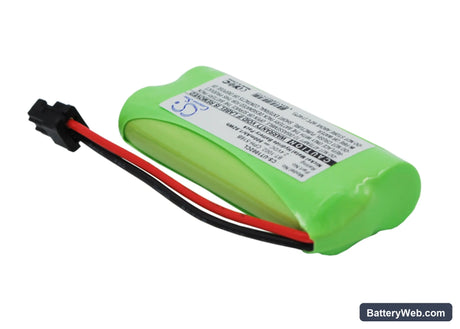 Toshiba DCX100 Replacement Battery, 2.4V, 800mAh, Ni-MH 3