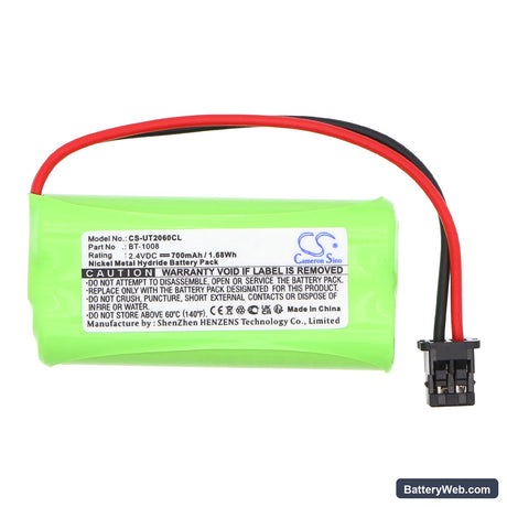 Radio Shack 43-223 Replacement Battery, 2.4V, 700mAh, Ni-MH 3