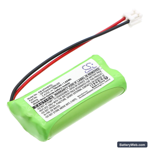 AT&T 3101 Replacement Battery, 2.4V, 700mAh, Ni-MH 1