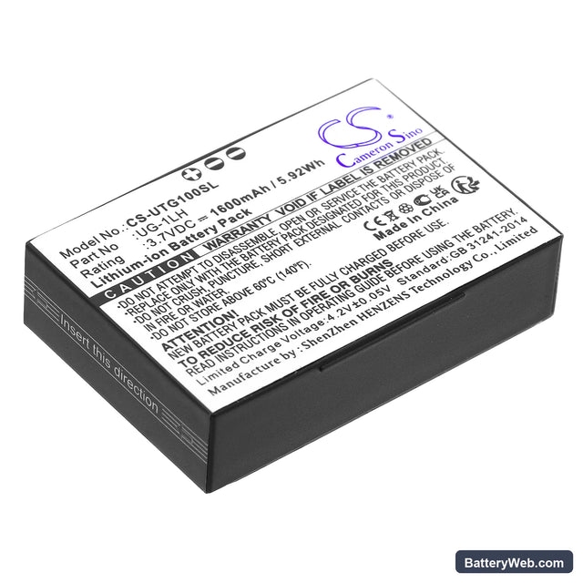 UniStrong G1 Replacement Battery, 3.7V, 1600mAh, Li-ion 1
