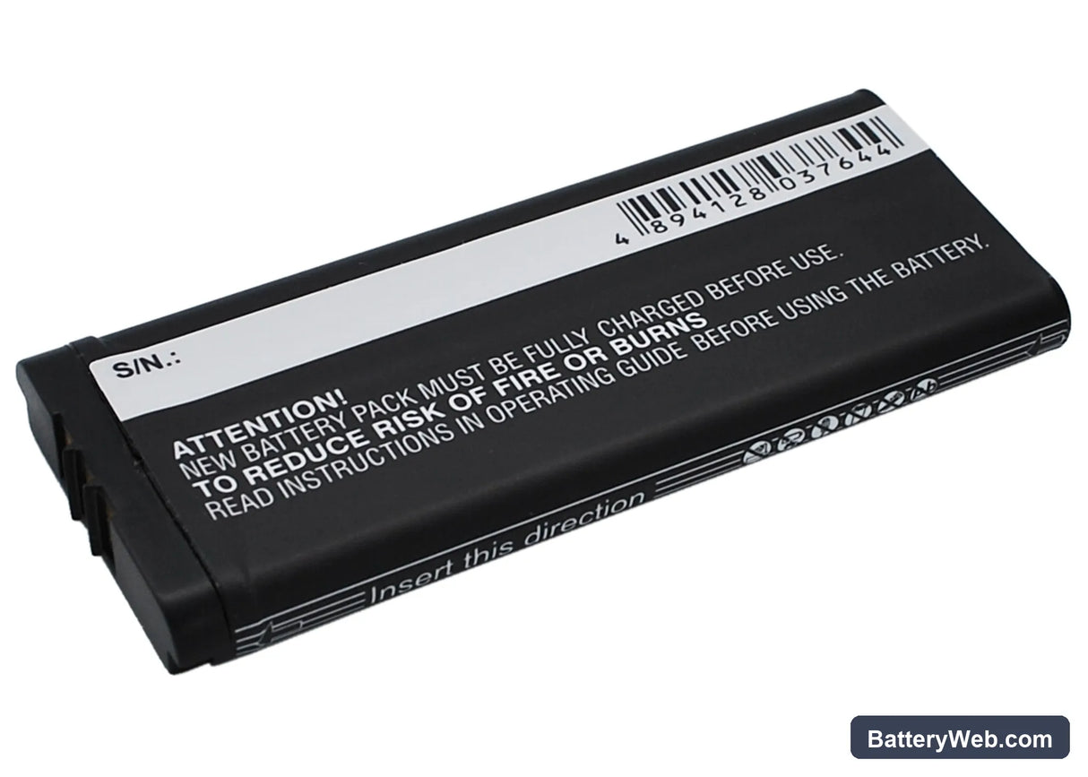 Nintendo DSi XL Replacement Battery, 3.7V, 900mAh, Li-ion 4