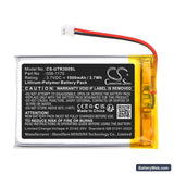 UltraCOM UltraCOM2 Replacement Battery, 3.7V, 1000mAh, Li-Polymer 3