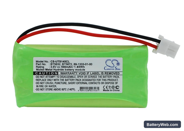 Uniden 5105 Replacement Battery, 3.6V, 500mAh, Ni-MH 1