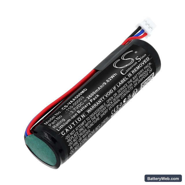 Veins Accuvein AV500 Illuminator Replacement Battery, 3.7V, 2600mAh, Li-ion 1