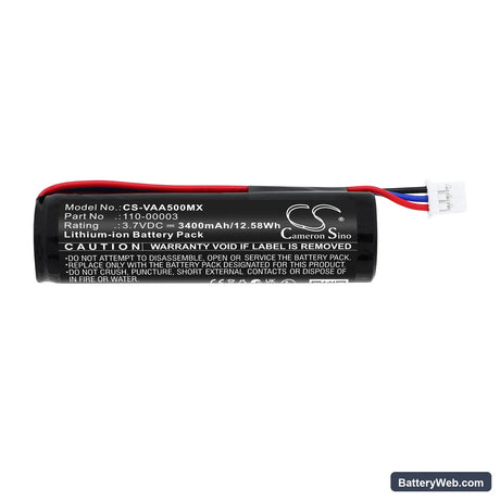 Veins Accuvein AV500 Illuminator Replacement Battery, 3.7V, 3400mAh, Li-ion 3