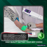 Veins Accuvein AV500 Illuminator Replacement Battery, 3.7V, 3400mAh, Li-ion 6