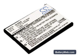 Panasonic SV-AS10-W Replacement Battery, 3.7V, 530mAh, Li-ion 1