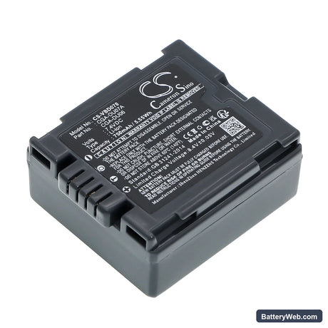 Hitachi DZ-MV730A Replacement Battery, 7.4V, 750mAh, Li-ion 1