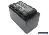 Panasonic HDC-MDH2GK Replacement Battery, 7.4V, 4400mAh, Li-ion 2