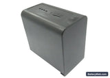 Panasonic HDC-MDH2GK Replacement Battery, 7.4V, 6600mAh, Li-ion 4