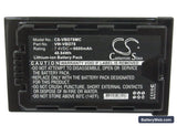Panasonic HDC-MDH2GK Replacement Battery, 7.4V, 6600mAh, Li-ion 5