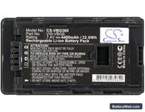Panasonic HDC-HS300 Replacement Battery, 7.4V, 4400mAh, Li-ion 3