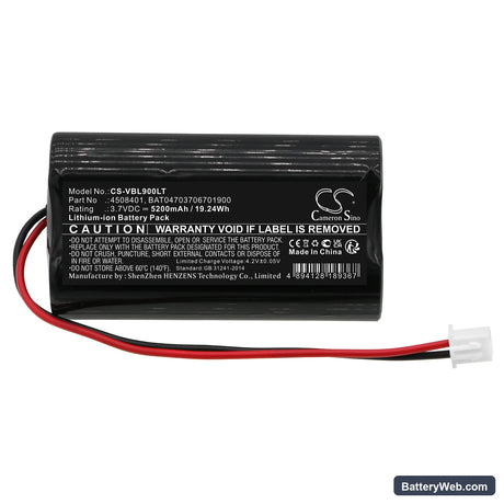 Villeroy & Boch Neapel 2.0 96875 Replacement Battery, 3.7V, 5200mAh, Li-ion 3