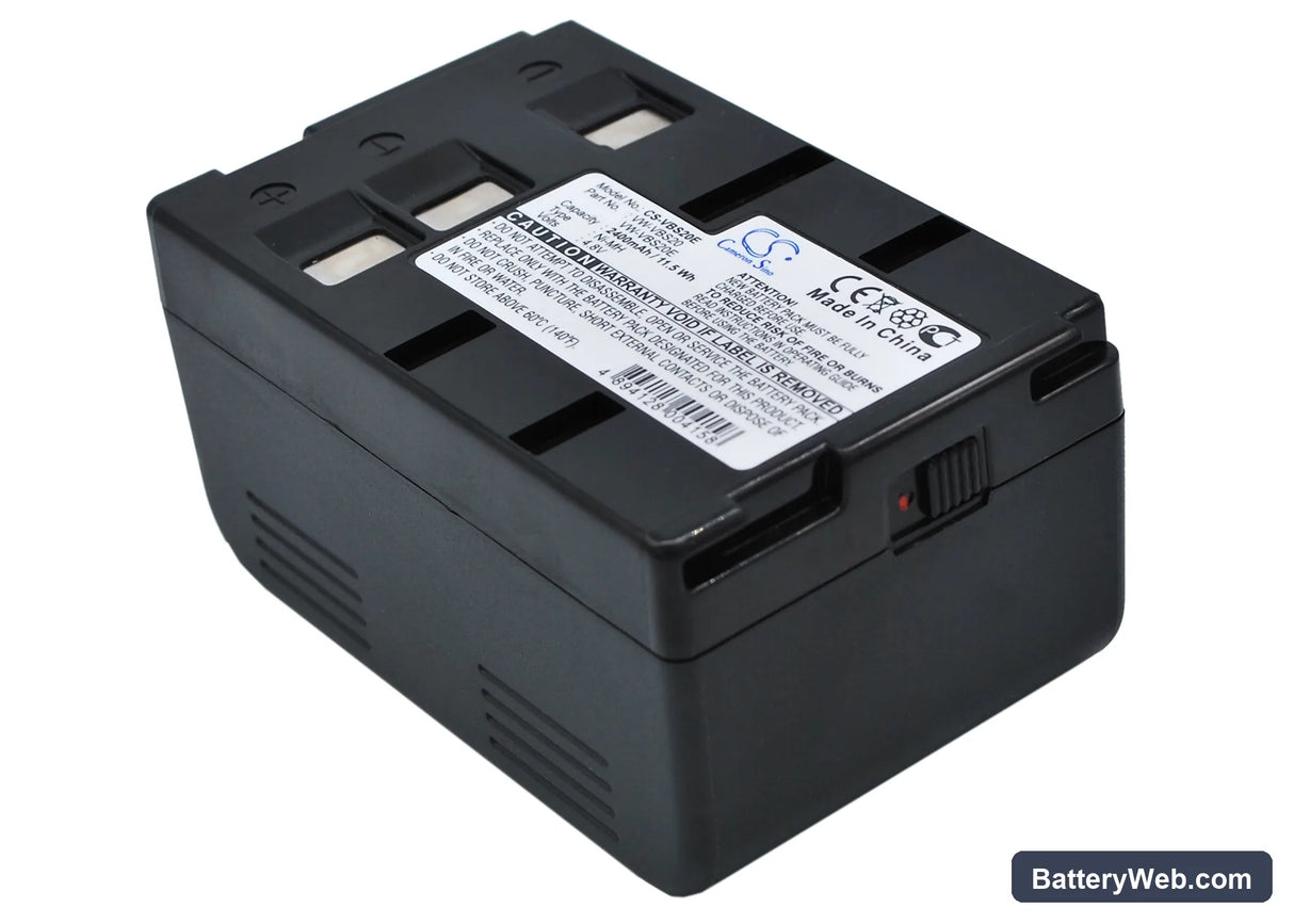 Panasonic NV-A1 Replacement Battery, 4.8V, 2400mAh, Ni-MH 1