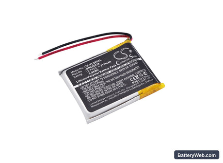 Voice Caddie VC200 Voice Replacement Battery, 3.7V, 270mAh, Li-Polymer 1