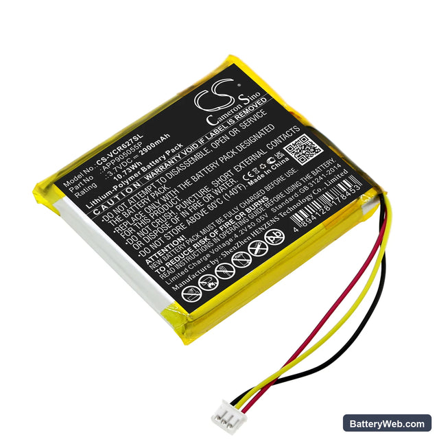 VentureCraft Vantam Piano Jazz Classic R627 Replacement Battery, 3.7V, 2900mAh, Li-Polymer 1