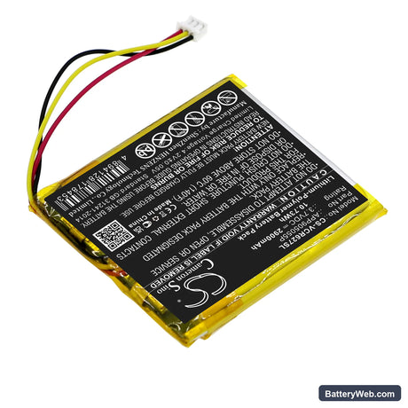 VentureCraft Vantam Piano Jazz Classic R627 Replacement Battery, 3.7V, 2900mAh, Li-Polymer 2