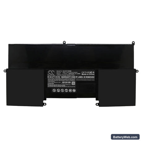 Vizio CT15-A5 Replacement Battery, 7.4V, 6950mAh, Li-Polymer 3