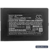 VECTRON Mobilepro 3 Replacement Battery, 3.7V, 3000mAh, Li-Polymer 3