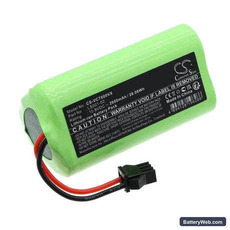 Proscenic 850T mini Replacement Battery, 10.8V, 2600mAh, Li-ion 1