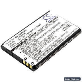 VholdR Replacement Battery, 3.7V, 1050mAh, Li-ion 1