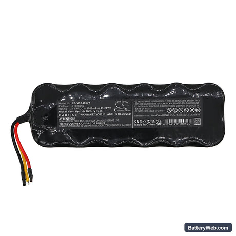 Vileda M-H498 Replacement Battery, 14.4V, 3000mAh, Ni-MH 3