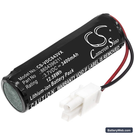 Vileda Quick & Clean Replacement Battery, 3.7V, 3400mAh, Li-ion 1