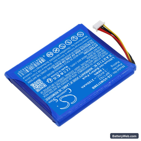 V-Tech HD Smart Wifi Video Monitor Replacement Battery, 3.8V, 2100mAh, Li-ion 2