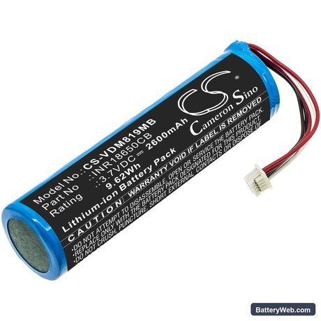 V Tech VM819 Replacement Battery, 3.7V, 2600mAh, Li-ion 1