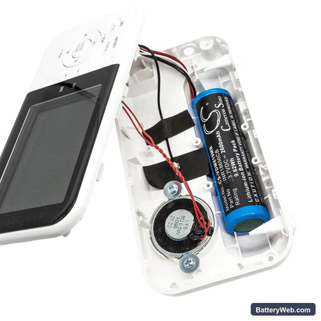 V Tech VM819 Replacement Battery, 3.7V, 2600mAh, Li-ion 7