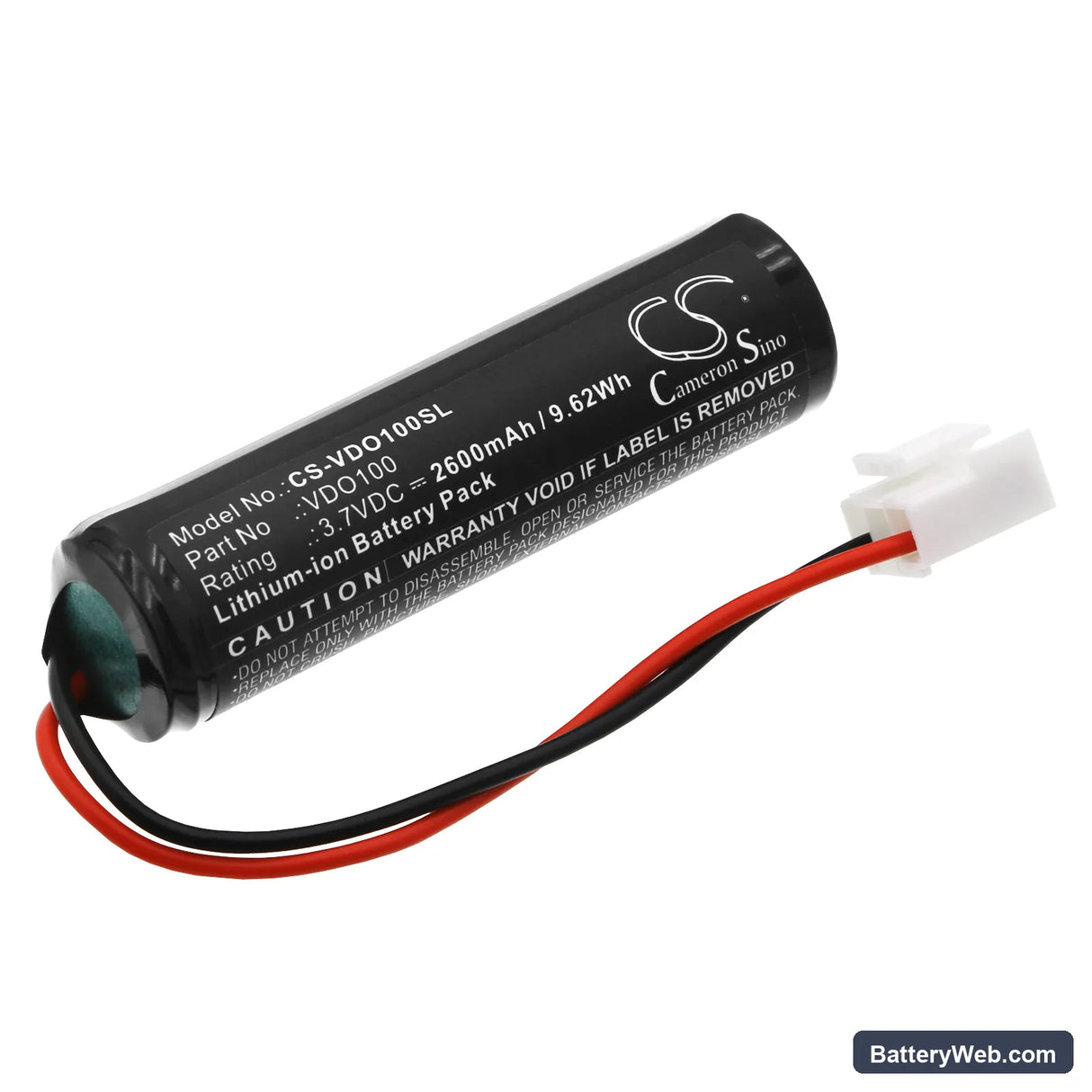 VDO Autodiagnos Check Plug & Play Service Tool Replacement Battery, 3.7V, 2600mAh, Li-ion 1