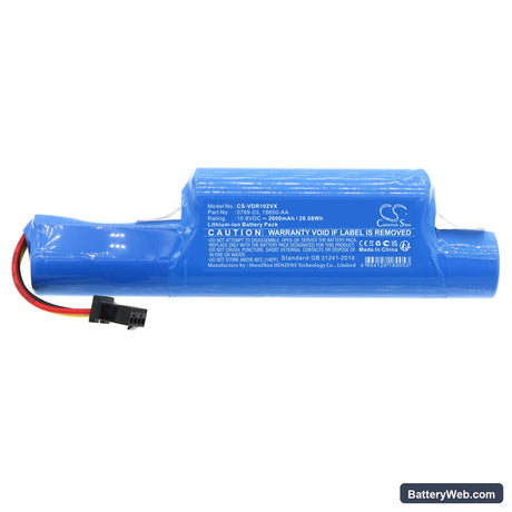Vileda VR One Replacement Battery, 10.8V, 2600mAh, Li-ion 3