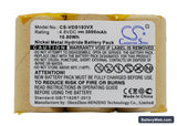 Vileda AS-193E9A Replacement Battery, 4.8V, 3000mAh, Ni-MH 1