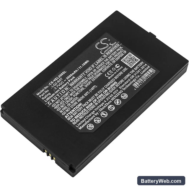 Vernier LabQuest 2 Replacement Battery, 3.7V, 3000mAh, Li-ion 1