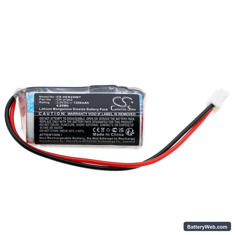 Verisure Roykvarsler Replacement Battery, 3V, 1350mAh, Li-MnO2 3
