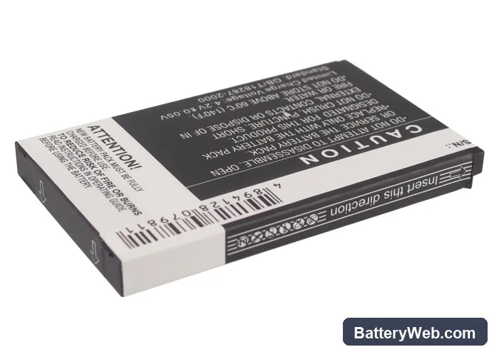 ViewSonic Q3 Replacement Battery, 3.7V, 1800mAh, Li-ion 3