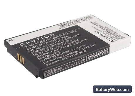ViewSonic Q3 Replacement Battery, 3.7V, 1800mAh, Li-ion 4