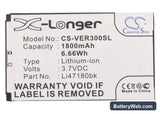 ViewSonic Q3 Replacement Battery, 3.7V, 1800mAh, Li-ion 5