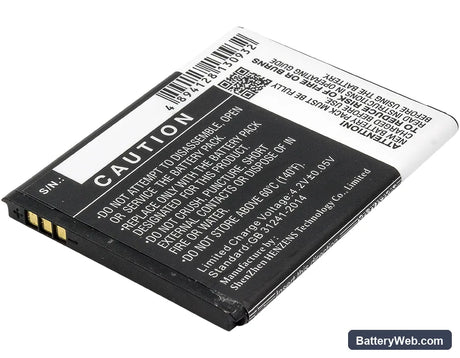 Vodafone Smart First 7 Replacement Battery, 3.7V, 1450mAh, Li-ion 3