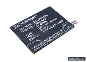 Vodafone Smart ultra 6 Replacement Battery, 3.8V, 3000mAh, Li-Polymer 1