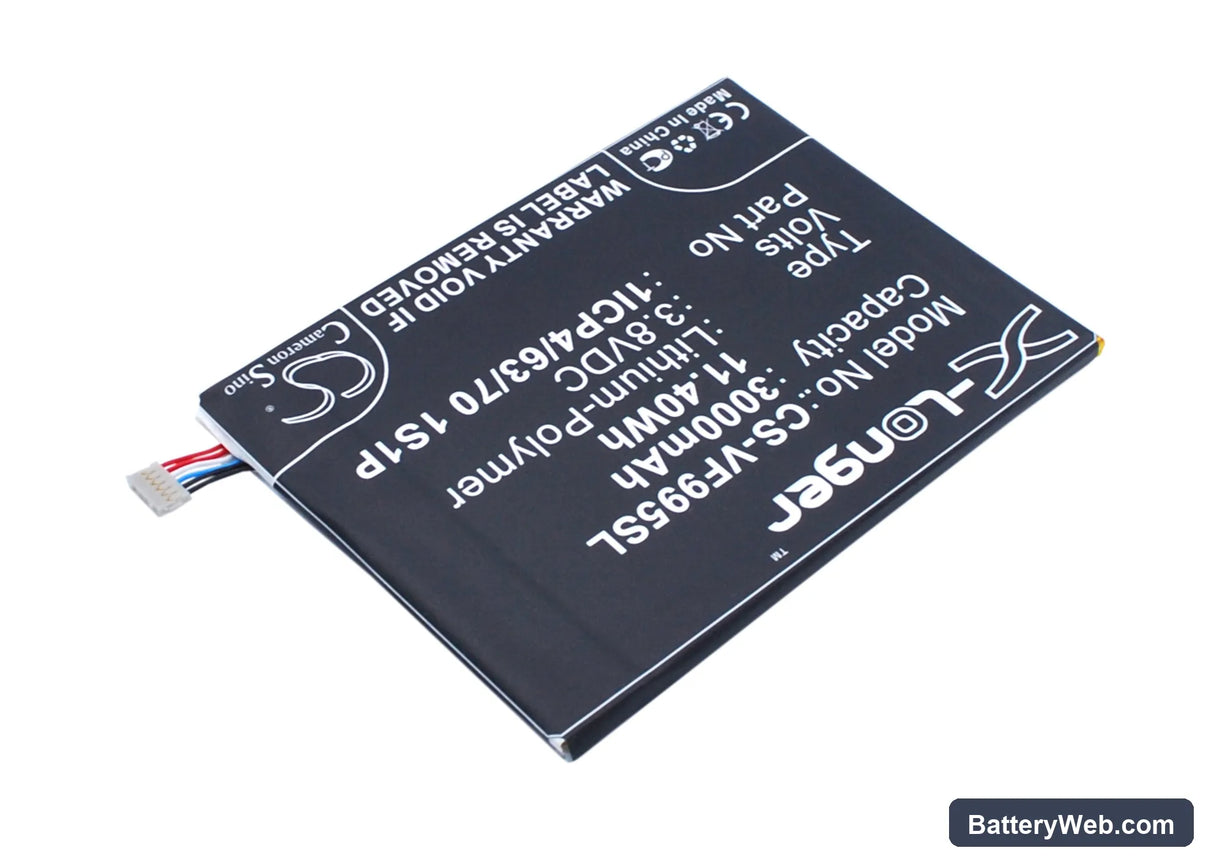 Vodafone Smart ultra 6 Replacement Battery, 3.8V, 3000mAh, Li-Polymer 2