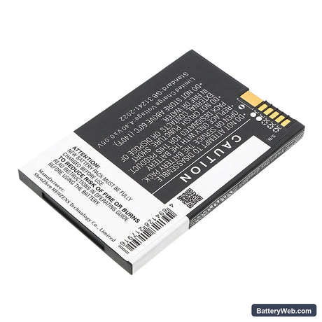 VeriFone e280s Replacement Battery, 3.85V, 3000mAh, Li-ion 4